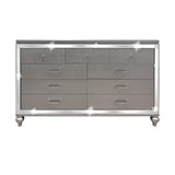 Genova Grey 5 Pc Queen Panel Bedroom
