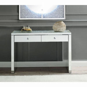 47" Noralie Console Table - Mirrored & Faux Diamonds