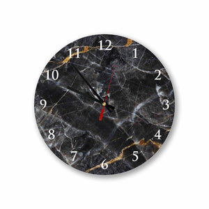 Black Marble Round/Square Acrylic Wall Clock