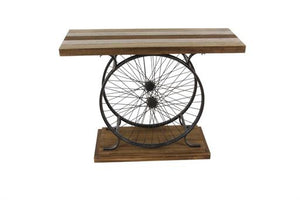Console Wheel Table 38 X 28"