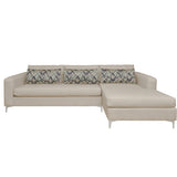 Beige Sectional Sofa with Right or Left Chaise - Furniture