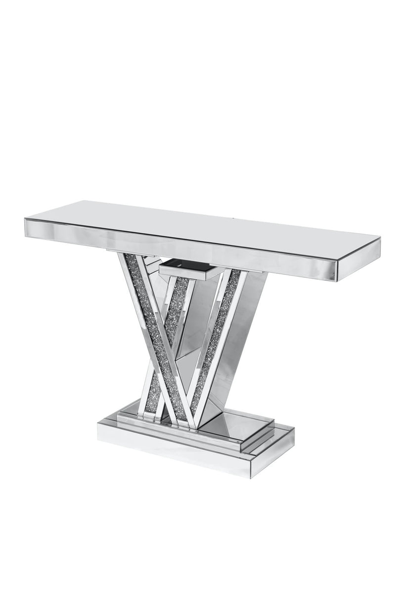 Lux Furnishings - 💎💎 CONSOLE TABLE 💎💎 Chanel crushed diamond table