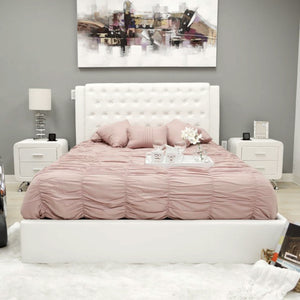 White King Platform Furniture Bed