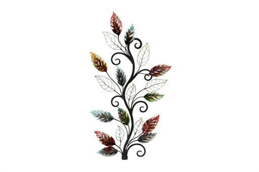 Metal Art - Multi Colored Traditional Leaves Wall Decor - 1