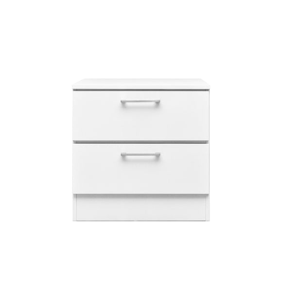 White Lacquer Nightstands
