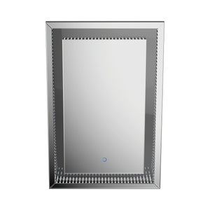 Silver Rectangular LED Wall Mirror - 31.5"x 2"x 47.25