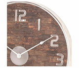 Rustic Round Stainless Steel Wall Clock