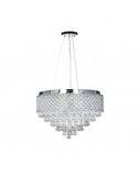 Cinderella  Crystal Round  Chandelier // 12 LIGHT