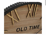 Brown Wood Farmhouse Vintage Wall Clock - 36" x 3" x 36"