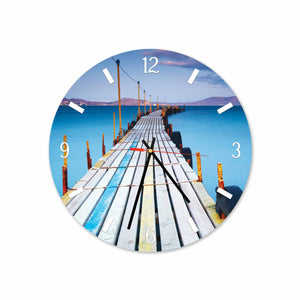 Bridge Bali Beach Round/Square Acrylic Wall Clock