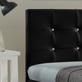 Black Full Platform Furniture Bed