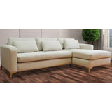 Beige Sectional Sofa with Right or Left Chaise - Furniture