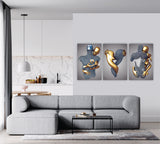 Tempered Glass Art - Silver/Gold Pose Wall Art Decor