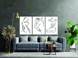 Acrylic Art - Women Silhuette Wall Art Decor