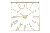 Copy of Gold Metal Glam Abstract Wall Clock - 24" x 2" x 24"