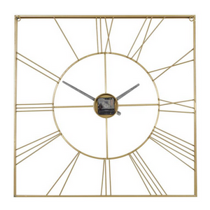 Copy of Gold Metal Glam Abstract Wall Clock - 24" x 2" x 24"