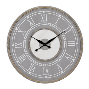 Copy of Grey Resin Farmhouse Wall Clock -  30" x 2" x 30"