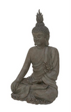 42" Polystone Buddha Sculpture - Home Decor