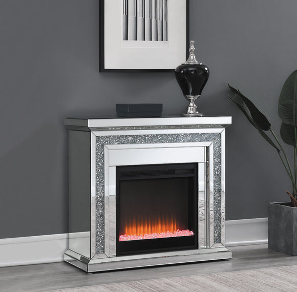 Rectangular Freestanding Fireplace Mirror