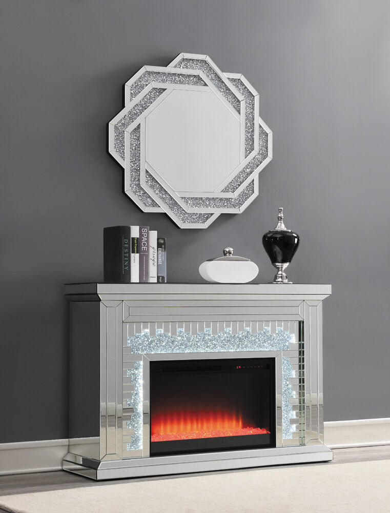 Shop Rectangular Glamorous Fireplace Mirror - Galeria Home Store