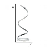 Spiral Table Lamp - LED Lighting - Metal