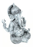 15" Silver Ganesh - Home Decor