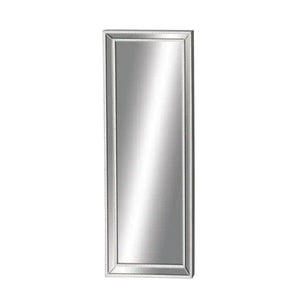 Silver Glam Wood Wall Mirror -  63" x 24"