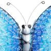 Copy of Metal Art -  Silver Eclectic Butterfly Wall Decor - 21" x 1" x 16"