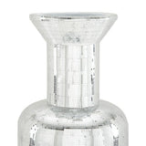 Silver Polystone Glam Vase 51" - Home Decor