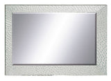 Modern Rectangular Glass-Framed Wall Mirror  - 31" x 1" x 47"H