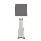 Silver Glass Glam Table Lamp 29 x 10 x 10